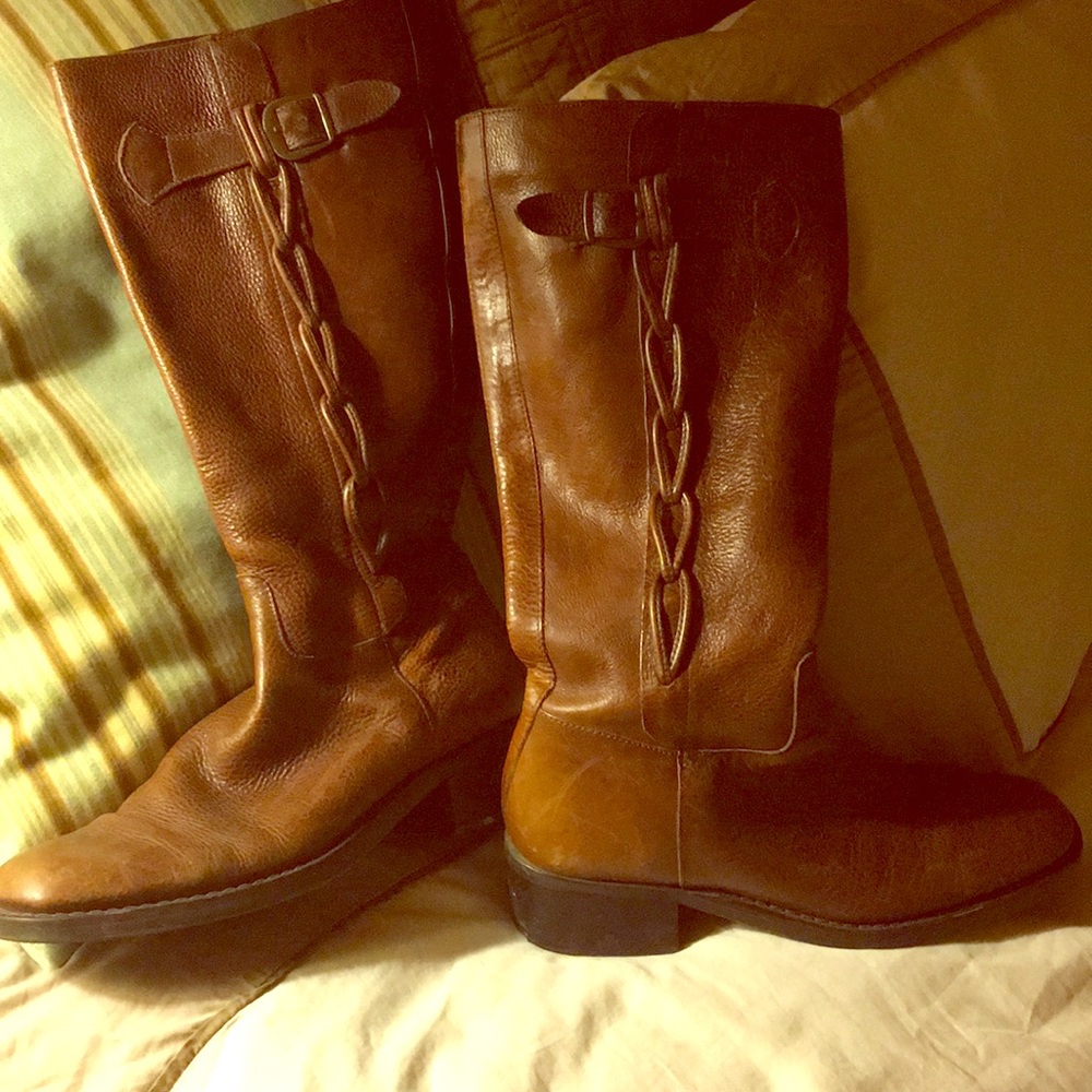 Tall Leather Boots